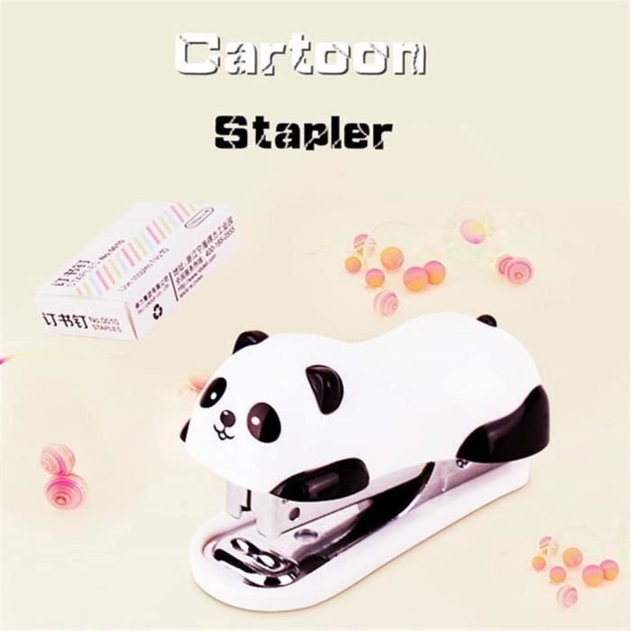 2 Pièces Mini Agrafeuse Chat Pour Enfants, 6,8 X 3,2 Cm