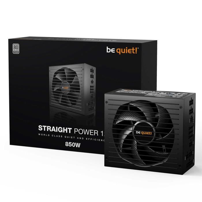 be quiet! Straight Power 12 850W 80PLUS Platinum - Alimentation modulaire 850W ATX 12V 3.0/EPS 12V 2.92