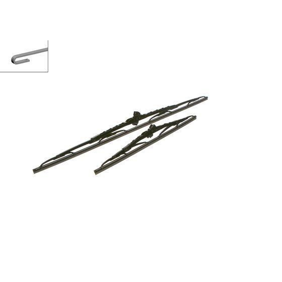 Bosch pare-brise Balais d'essuie-glace Toyota MR2 MK3 Bosch pare-brise Balais d'essuie-glace Toyota MR2 MK3