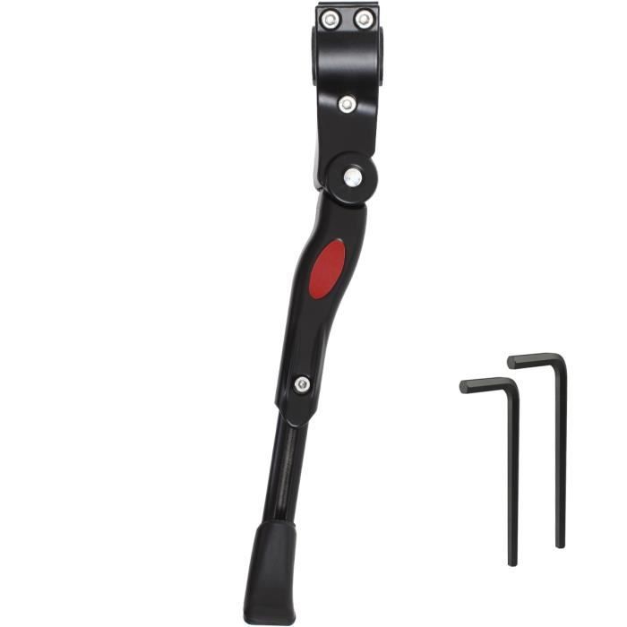 CampTeck U6896 Béquille Velo Réglable en Aluminium Kickstand Velo Latérale - Bike Stand pour Vélos de VTT, Route, Hybride et Pliant