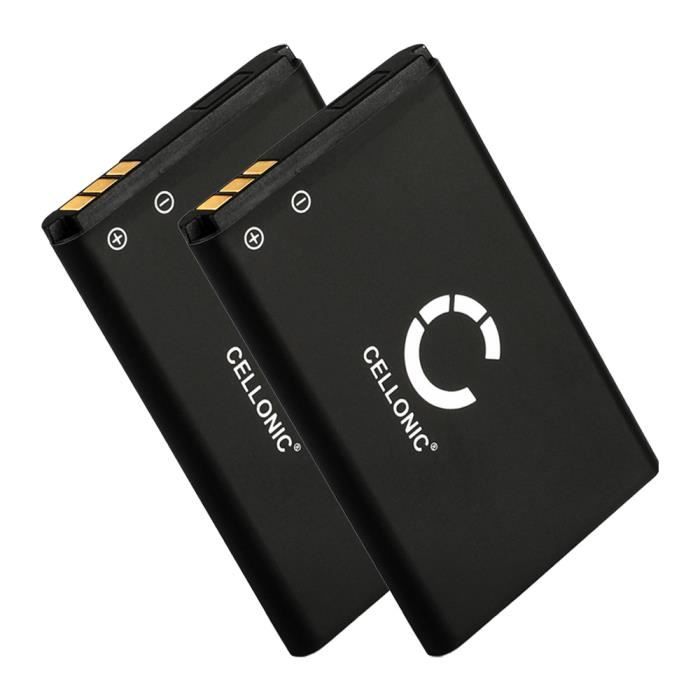 2x Batterie pour téléphone portable Doro Primo 215 / Primo 405