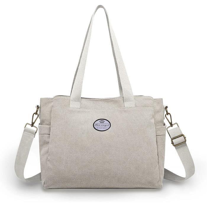 Sac à Main Femme CORIOS Oxford Imperméable - Bandoulière Multifonction Noir