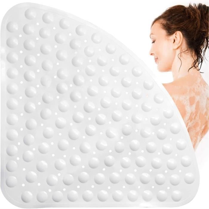 Tapis de douche antidérapant en caoutchouc avec trou de drainage Tapis Tapis de douche antidérapant en caoutchouc avec trou de drainage Tapis
