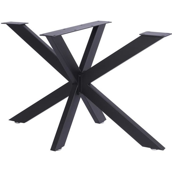 Pieds design Biloxi en Acier pour tables - CLP - Style industriel Loft - Hauteur 71 cm - Finition laqué Pieds design Biloxi en Acier pour tables - CLP - Style industriel Loft - Hauteur 71 cm - Finition laqué