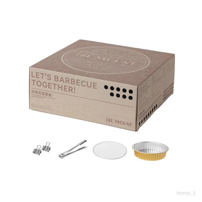 Grill de Camping jetable de bois, pour sac à dos, voyage, piquenique