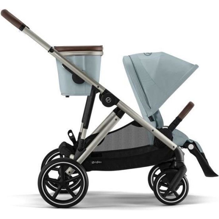 Poussette double CYBEX GAZELLE S Taupe Sky Blue - Mixte