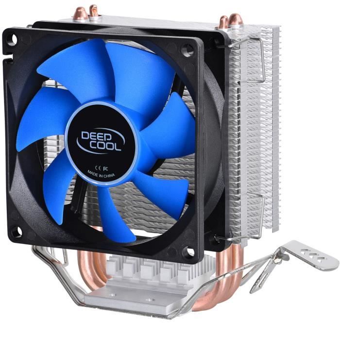 DEEPCOOL Ventilateur pour processeur Ice Edge Mini FS V2 – Ventirad CPU – 1x80mm – Dimensions : 112x119x75 – Cuivre Aluminium