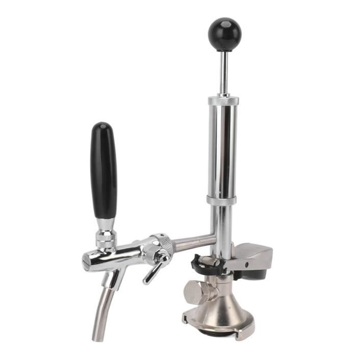 Entonnoir à Bière Perfk Compact Avec Valve - 14.5x60cm, PVC, Pour Fêtes, Soirées, Défis - Facile à Utiliser