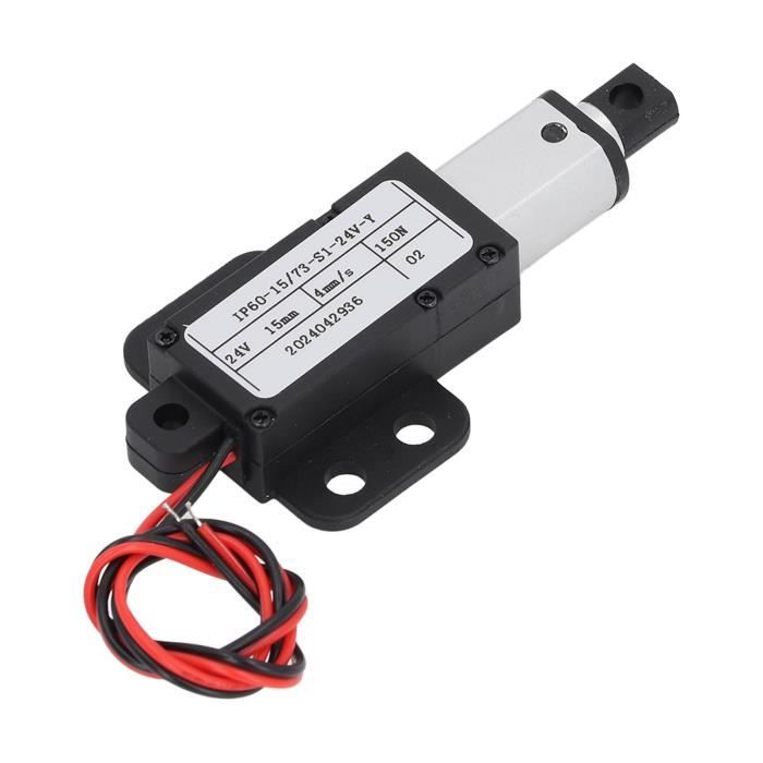 Actionneur Linéaire Électrique 12V Course 15mm - Micro - 150N - Vitesse Actionneur Linéaire Électrique 12V Course 15mm - Micro - 150N - Vitesse