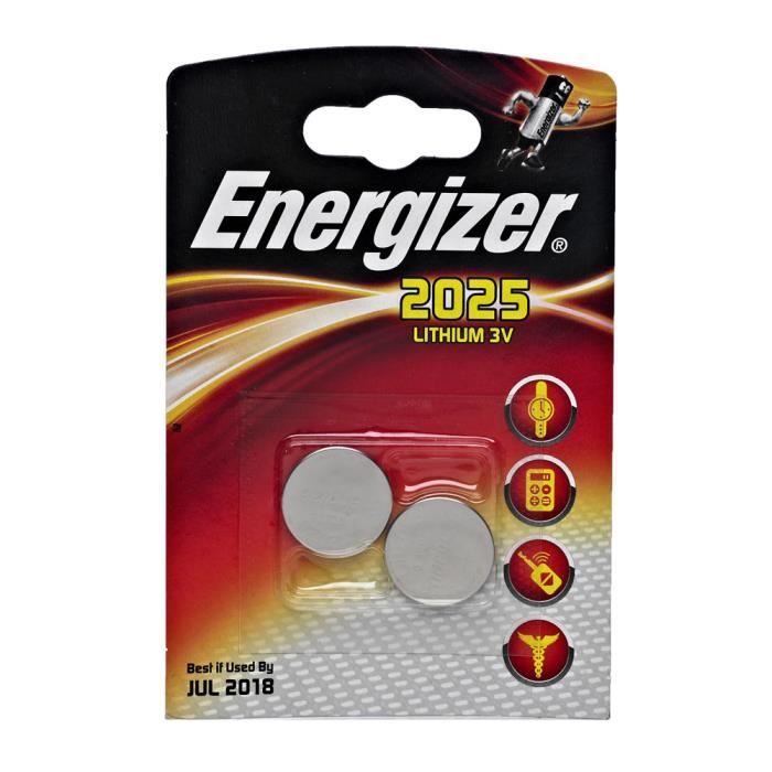 Pile bouton lithium CR2025 3V ENERGIZER