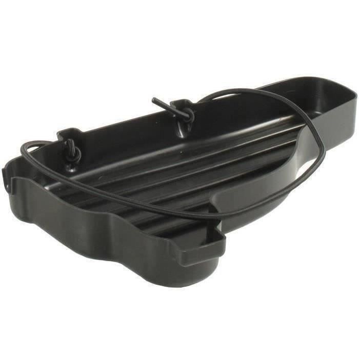 Bac de récupération essence, huile et copeaux de bois lors du transport ou du stockage d'une tronçon