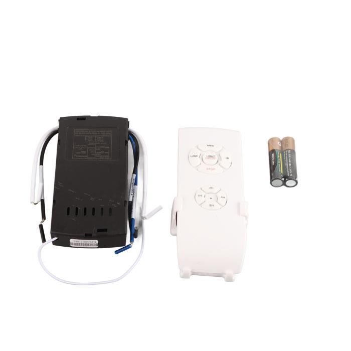 Kit Télécommande Universelle Ventilateur Plafond - Longue Portée Et Fonction Synchronisation