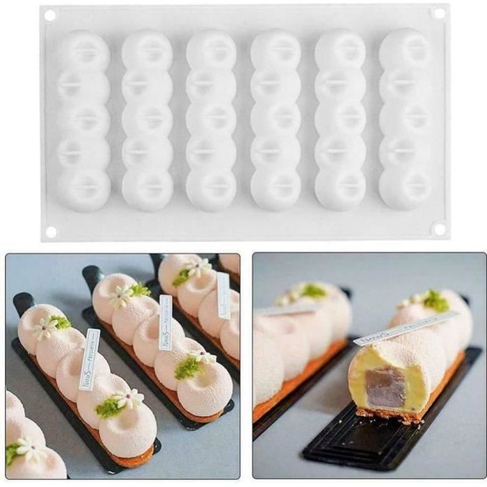 Lot De 3 Moules à Gâteaux Ronds En Silicone - Idéal Pour Cheesecakes, Muffins, Chocolats - Sans BPA, Antiadhésif, Lavables Au Lave-vaisselle