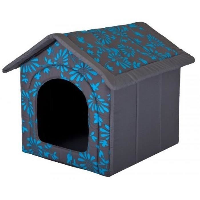 Comparer les prix de HOBBYDOG PANIER POUR CHIEN OU CHAT EN FORME DE NICHE MOTIFS FLEURS BLEUES