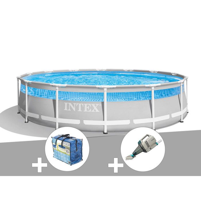 Intex Prism Frame Clearview Ø 4 27 x 1 07 - vue 1