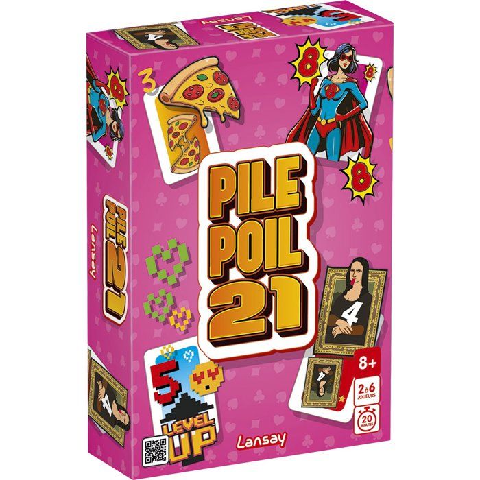 Jeu De Cartes Lansay Pile Poil 21 75152 – Rapide Et Festif Pour 2 À 6 Joueurs Dès 8 Ans - vue 6