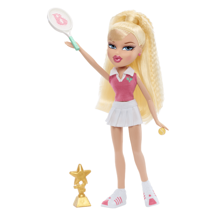 Poupée fashion Bratz MGA Entertainment Cloé Play Sportz Tennis avec raquette et trophée - vue 2