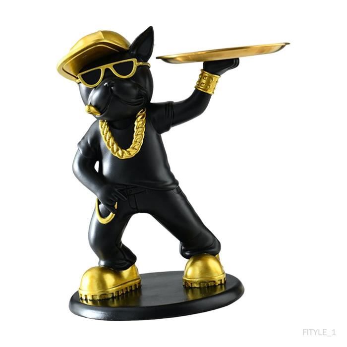 Acheter Statue De Chat Porte-bonheur Décorative En Résine, Grande Bouche, Chat Rieur Créatif, Boîte à Clés, Accessoires De Rangement De Bureau Mignons