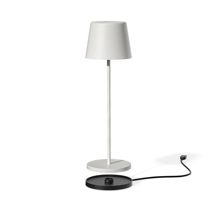 Lampe de table sans fil LUMISKY KELLY Aluminium LED dimmable rechargeable H38 cm - vue 3