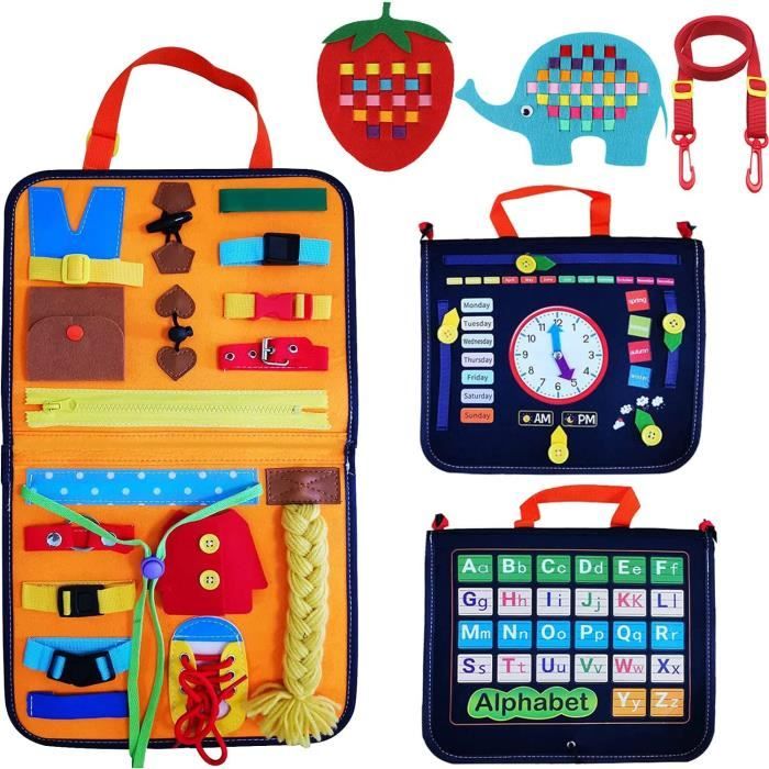 Puzzles en bois 4 pieces bebes animaux | jouets en bois | jouéclub
