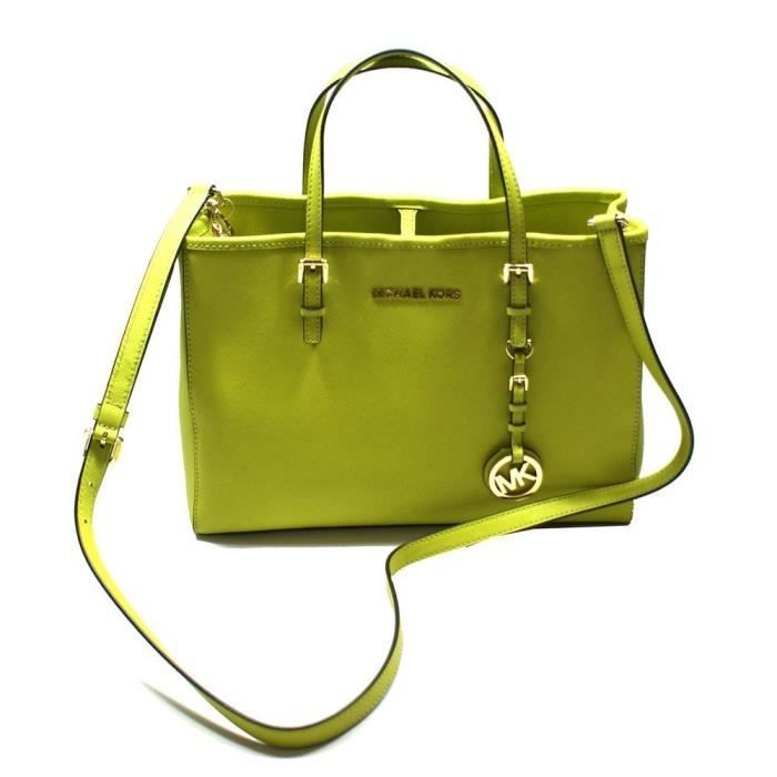 Michael Kors Femme's Sac A Main - Jet Set East West Small Leather ... Michael Kors Femme's Sac A Main - Jet Set East West Small Leather ...