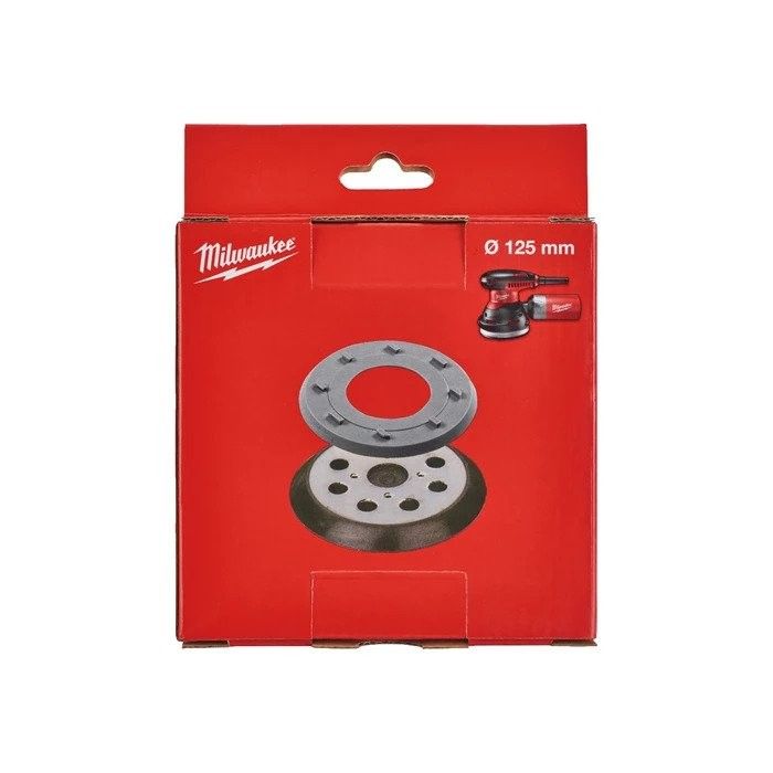 Plateau De Ponçage Velcro 125mm - Pour Ponceuse Excentrique AEG, Milwaukee, Einhell