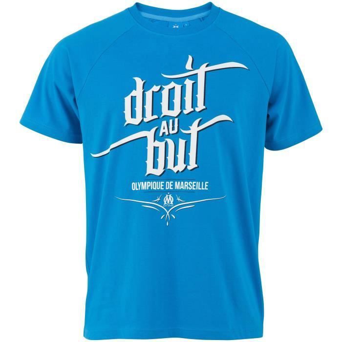 T-shirt Olympique De Marseille Officiel Pour Enfant | Collection OM, 100% Coton | Tailles 4 Ans à 14 Ans
