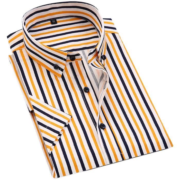 chemise rayée homme