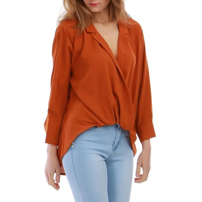 chemise cache coeur