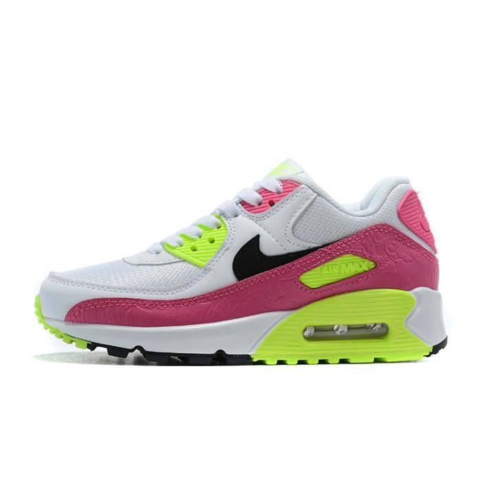 Socialism social I found it Baskets Nike Air Max 90 Chaussures de running pour Femme Blanc Barre Jaune rose  Blanc Blanc - Cdiscount Chaussures