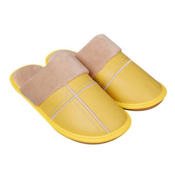 Chaussons Enfant Hiver En Suède Et Feutre - Imperméables, Antidérapants, Confortables Pour Intérieur Et Extérieur - 2