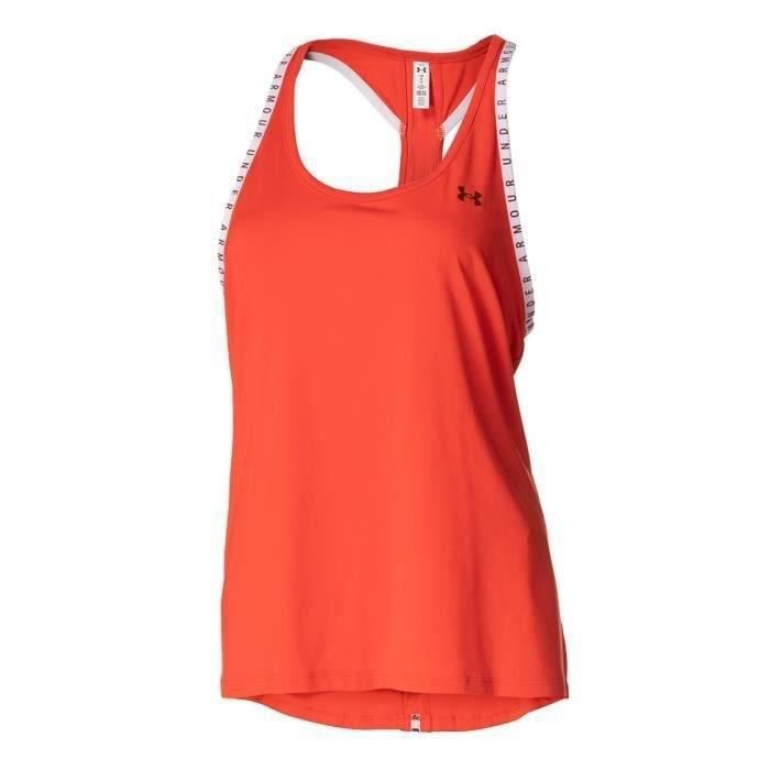 Débardeur Under Armour Knockout Tank Femme Rouge