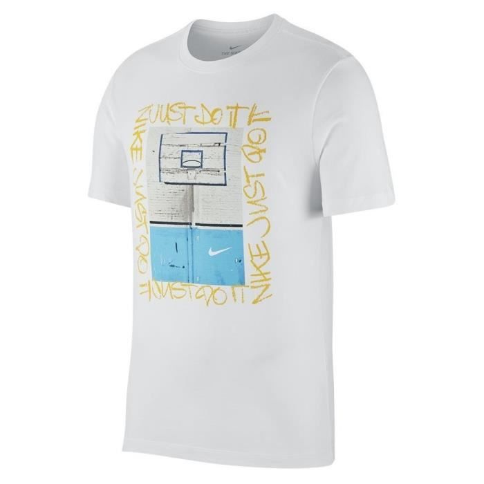 T-shirt Nike Dri-FIT Blanc Taille M Pour Ado - Occasion Très Bon état