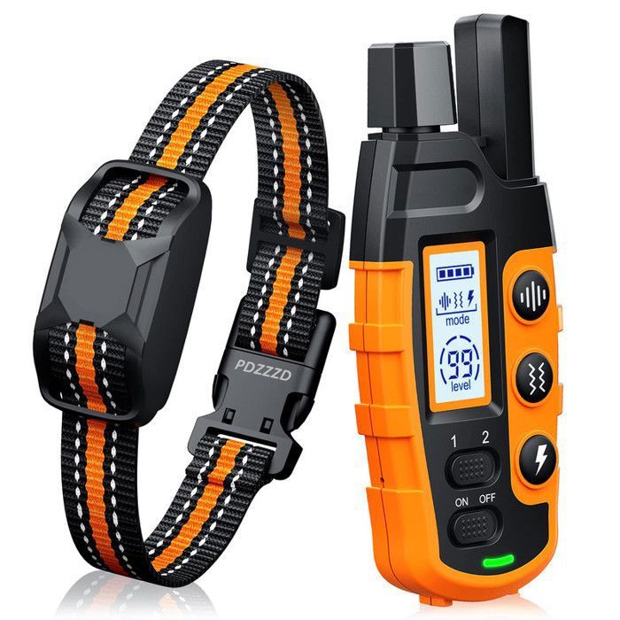Comparer les prix de Collier de Dressage pour Chien 2600M avec Télécommande pour Chiens de 3 à 55 Kg Rechargeable Collier Anti Aboiement Étanche 3 Modes