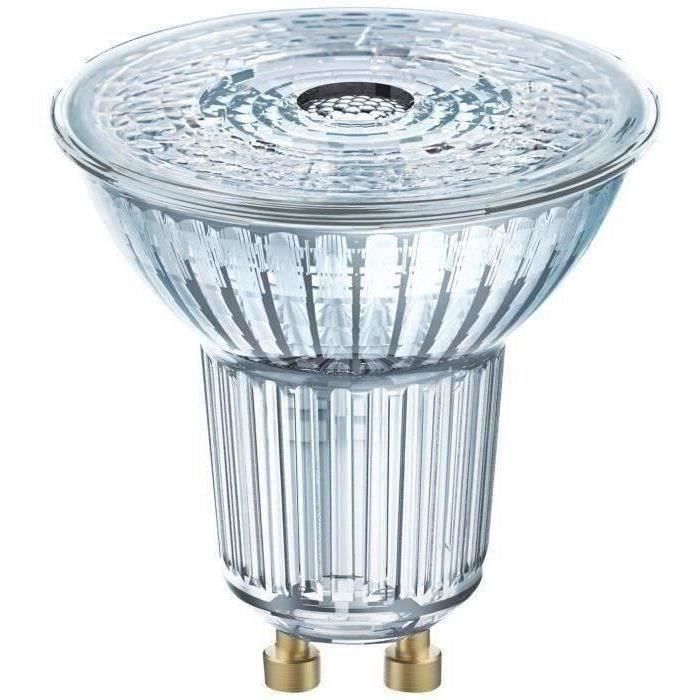 osram spot par16 led 36 verre 4.3w gu10 350lm 2700k chaud - boite de 3