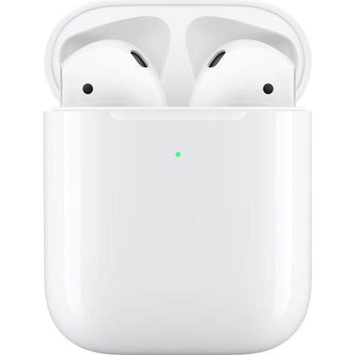 Écouteur sans Fil OREILLETTE BLUETOOTH -APPLE Airpods-Contrôle Tactile étui  de charge Sports pour iPhone-blanc