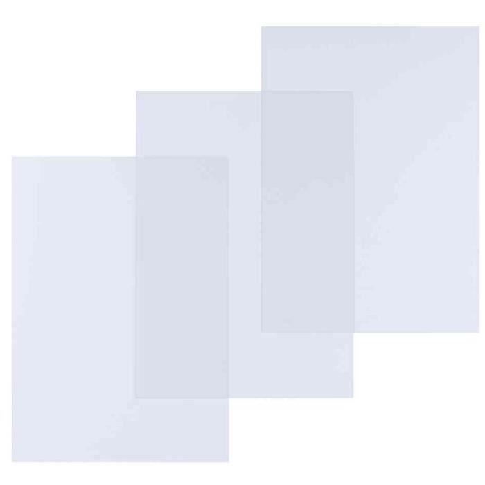 Boîte De 100 Couvertures De Reliure En Polypro 300 Microns A4 - Finition Mate - Pour Reliure à Glissière, Spirale Ou Peigne