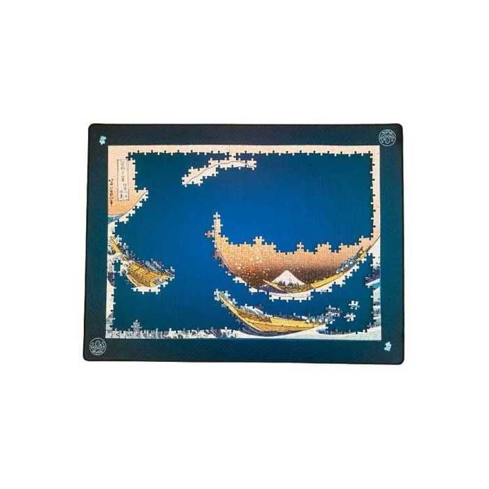 LALADEFIEE Planche de puzzle légère et pliable avec cadre antidérapant et portable en polyester LALADEFIEE Planche de puzzle légère et pliable avec cadre antidérapant et portable en polyester