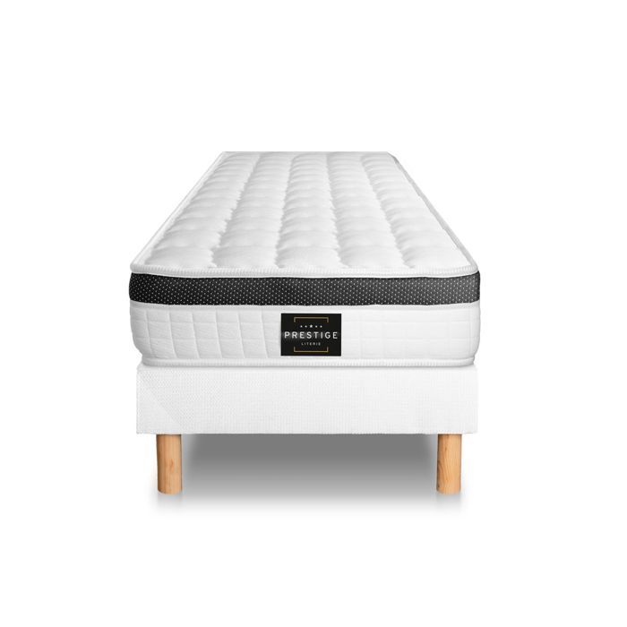 Ensemble Supérieur 80 x 190 cm sommier Kit Blanc Ensemble Supérieur 80 x 190 cm sommier Kit Blanc
