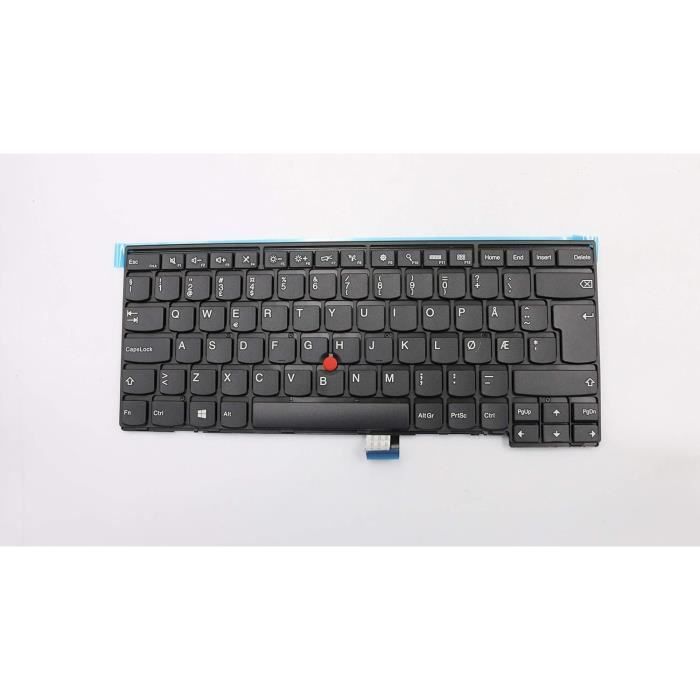 Clavier De Remplacement Non Rétroéclairé Pour Lenovo UK - Réf. 01HX379/299 - Compatible De Nombreux Modèles