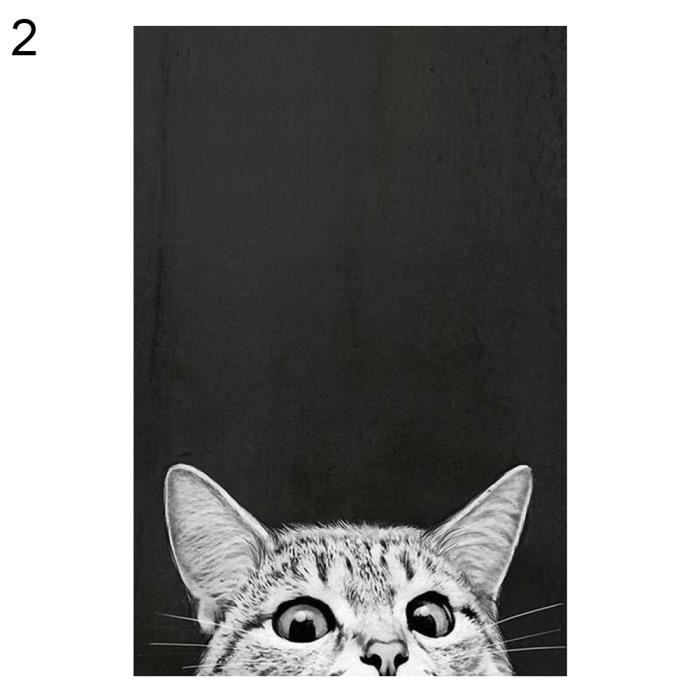 Kawaii Dessin Anime Animal Chat Art Toile Affiche Minimaliste Peinture Kids Room Decor 2 30 40 Cm Cdiscount Maison