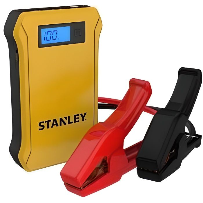 BOOSTER DE DEMARRAGE LITHIUM 12V 700A AVEC LAMPE STANLEY