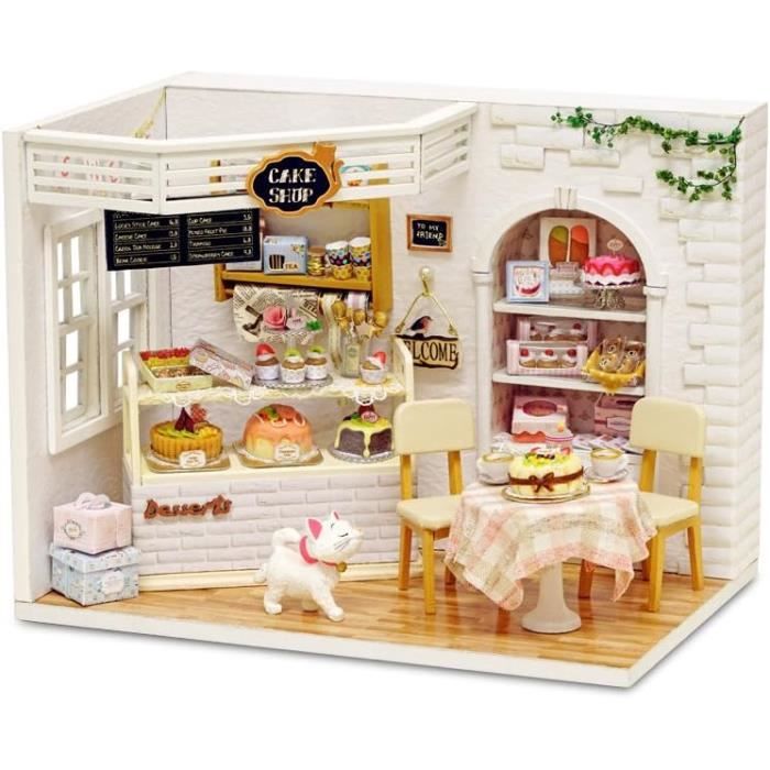 Rizola Cloison D'étagère Blanche Pour Jouet Alimentaire Miniature | Mini Modèle 1:12 Pour