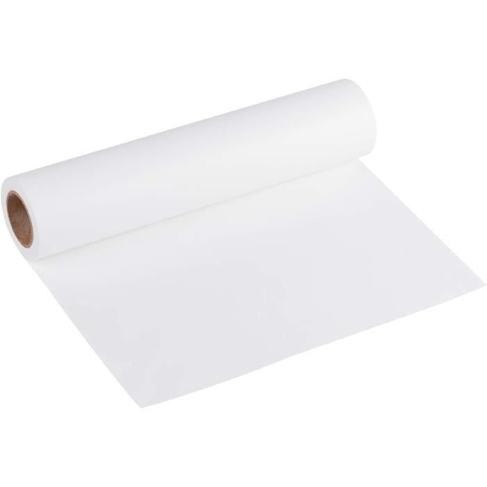 RUSPEPA Rouleau De Papier Kraft Blanc - 38,1 cm X 30 m - Papier