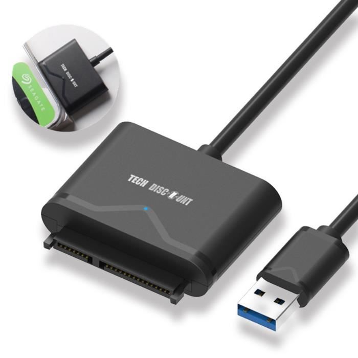 TD® adaptateur disque dur externe sata usb hdd optimisé sdd avec ...