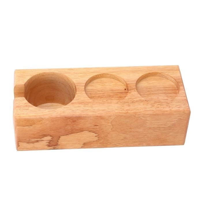 Support Pour Porte-filtre De Machine à Café - Base En ABS Noir, 8,5 X 8,5 Cm, Tassage Main Libre - 3