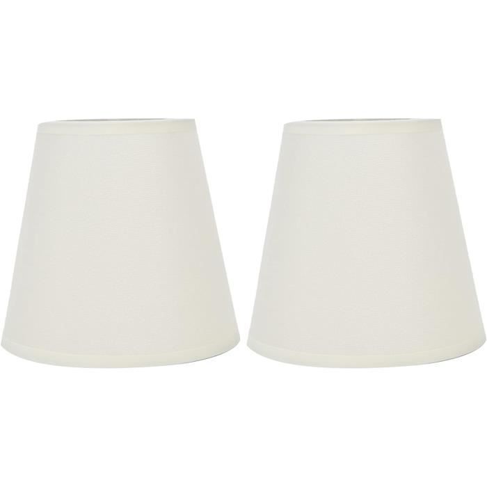 Ensemble De 3 Abat-Jour Clip Noir Pour Lustre, Candélabre, Lampe De Table Et Applique