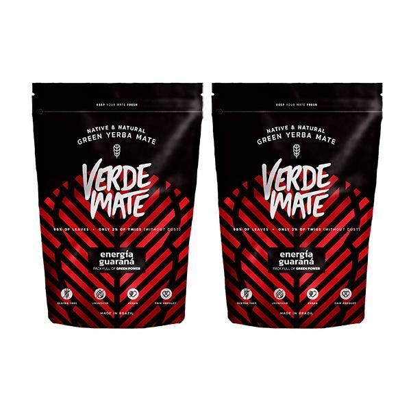 Yerba Maté Verde Mate Energy Guarana - Très Energisant Sans