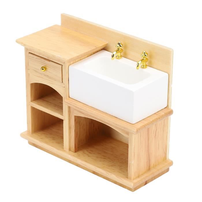 Didiseaon 1:12 Maison De Poupée Salle De Bain Lavabo Jouer Évier Jo Didiseaon 1:12 Maison De Poupée Salle De Bain Lavabo Jouer Évier Jo