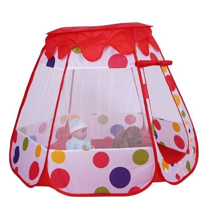 Tente de Jeu pour Enfants Maison de Jeu Pliable Jouets pour Plage Jeu Intérieur Extérieur Vert